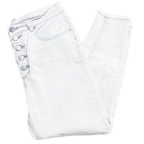 BDG Urban Outfitters Womens High Rise Twig Glacier Button Fly Skinny Denim Jeans - Picture 3 of 16